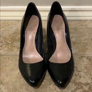 Vince Camuto Black Patent Leather Heels